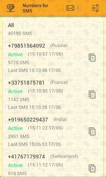 Numbers for sms verification screenshot 2