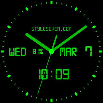 Analog-Digital Watch Face-7 for Wear OS by Google screenshot 3
