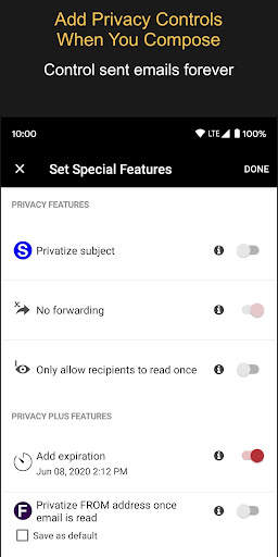EPRIVO Private Email with Voice and Controls screenshot 4
