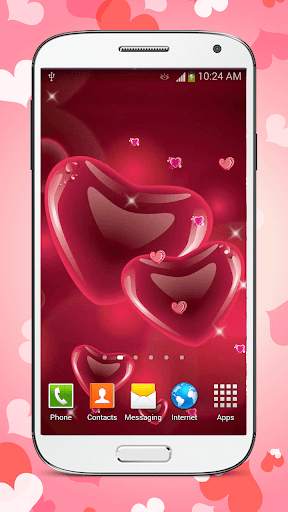 Hearts Live Wallpaper HD screenshot 1