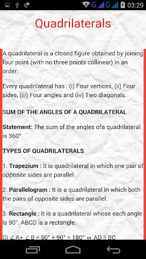 Class 9 Maths Notes screenshot 3