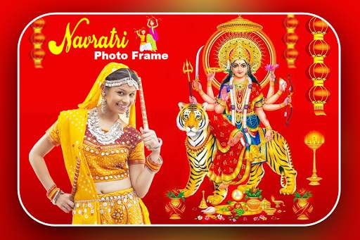 Navratri Photo Frame 5 تصوير الشاشة