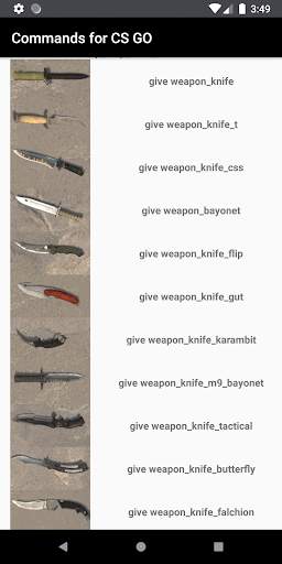 Commands for CS GO screenshot 1