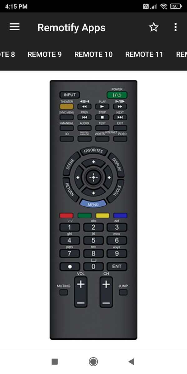 Remote Control For SONY TV screenshot 4