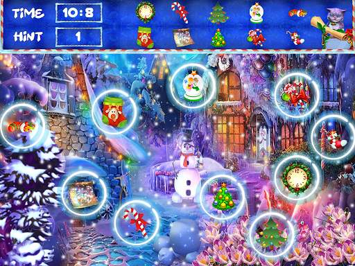 Hidden Objects Christmas Holiday Puzzle Games screenshot 2