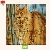 Cats Jigsaw Puzzles Free Games logo