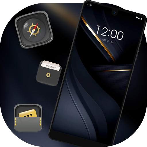 Abstract theme black golden supple 2.0.50