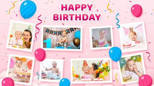 Birthday Video Maker with Song and Name screenshot 1