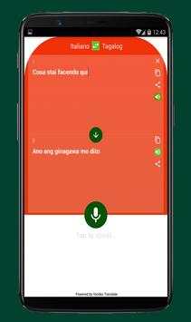 Italian to Tagalog Translator App screenshot 1