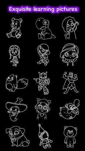 Learn To Draw Glow Cartoon screenshot 1