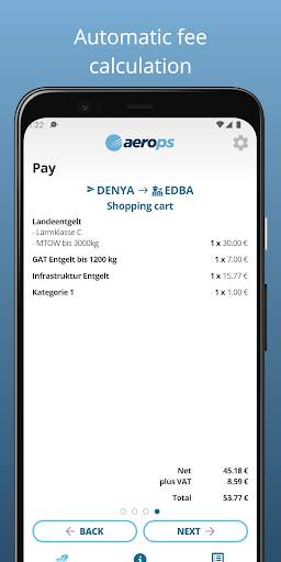 aerops payment app screenshot 3