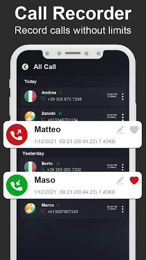Call Recorder Auto Call Record screenshot 2