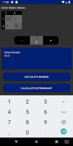 Inverse of Matrices screenshot 3