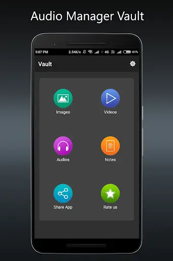 Audio Manager : Private Vault, Hide photo & video screenshot 3
