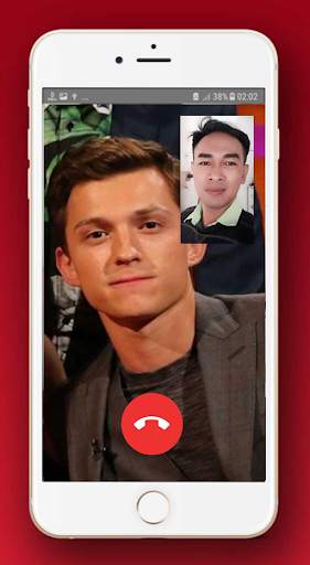 Toms Holland Call me : Fake Call and wallpapers screenshot 1