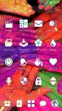 Holi CM Launcher &Locker Theme screenshot 5