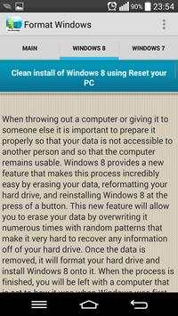 Format Windows 7 and 8 screenshot 2
