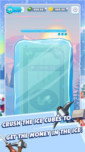 Tap Money: Crush Ice Cube screenshot 2