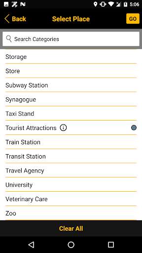 On the Way, a travel planner screenshot 4