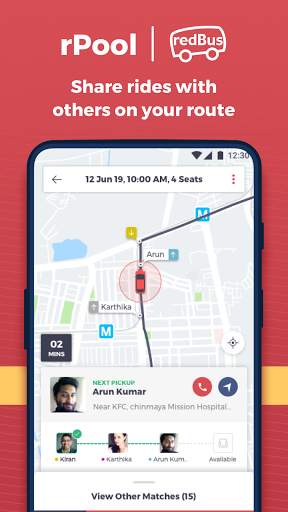 rPool - rideshare by redBus screenshot 4