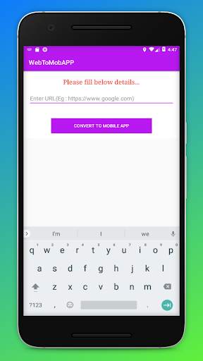 Website to Mobile APP Converter screenshot 1