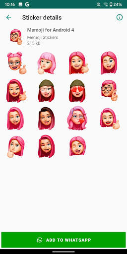 Funny Avatar Stickers screenshot 2