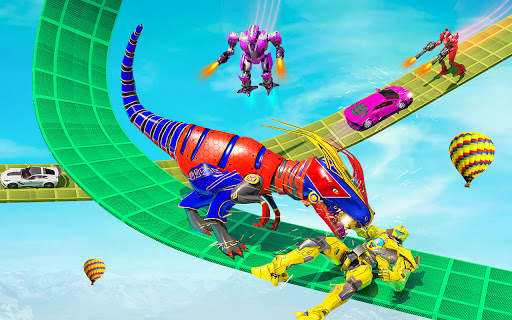 Dino Transform Car Robot Games screenshot 9