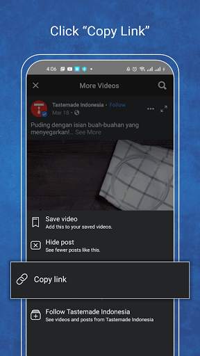 video saver-download  FB video screenshot 1