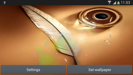 Note feather wallpaper screenshot 4