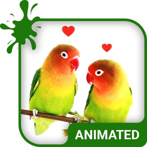Lovebirds Animated Keyboard   Live Wallpaper 3.63