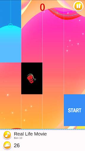 Ben 10 Song Tiles Game скриншот 4