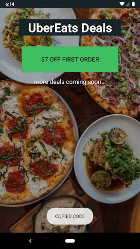 Uber Eats Coupon Deals - Save Money on Uber Eats screenshot 3