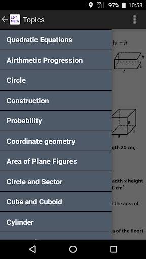 10th Class Math Formula screenshot 1