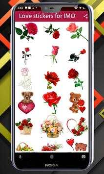 Love Stickers for IMO screenshot 12