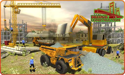 River Road Bridge Construction Crane Simulator 18 screenshot 2