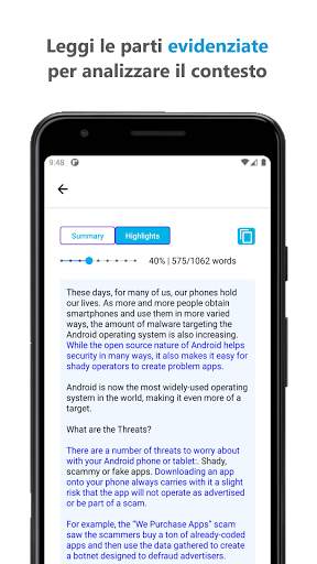 Riassumi e Evidenzia Testi screenshot 3