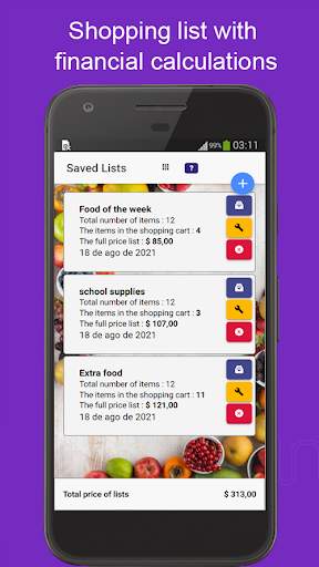 Shopping List Calculate Price screenshot 1