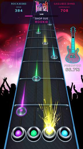 Rock Battle - Rhythm Music Game screenshot 1