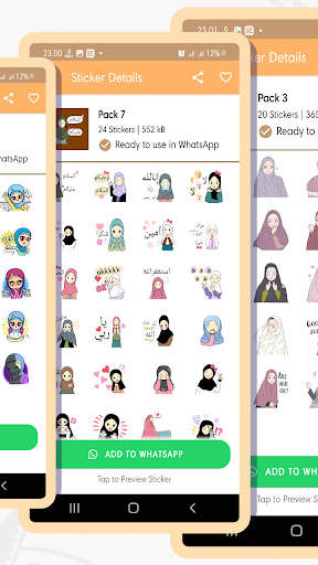 Hijab Sticker for Whatsapp screenshot 7
