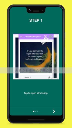 WhatsApp Story Saver 2021 screenshot 1