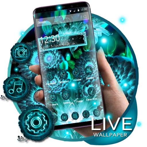 neon flowers theme 1.1.2