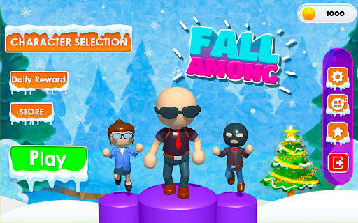 Tiny Fall Among Bros 3D: Join Ultimate Race 2020 screenshot 1