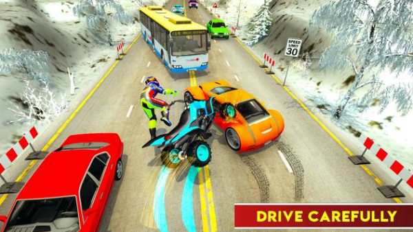 Quad 4x4 Bike Racing: Endless Road New Game 2020 screenshot 2