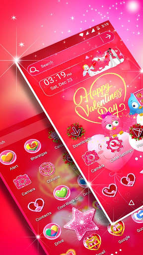Valentine Day Launcher Theme screenshot 1