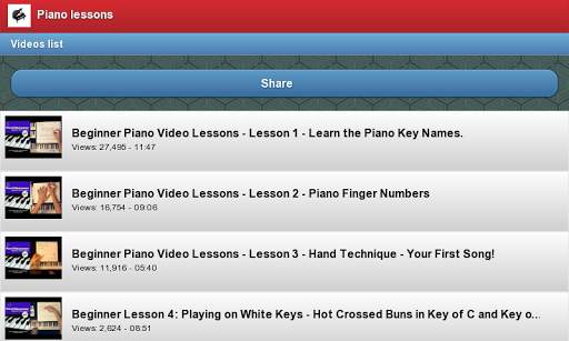 Piano lessons screenshot 6