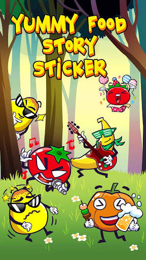 Yummy Food Story Sticker screenshot 1