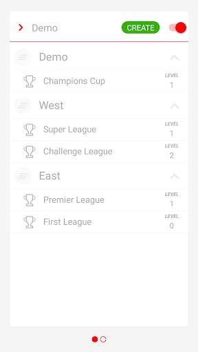 Tournament App 1 تصوير الشاشة