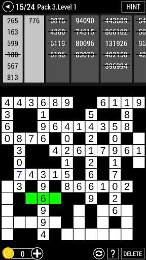 Number Crosswords скриншот 3