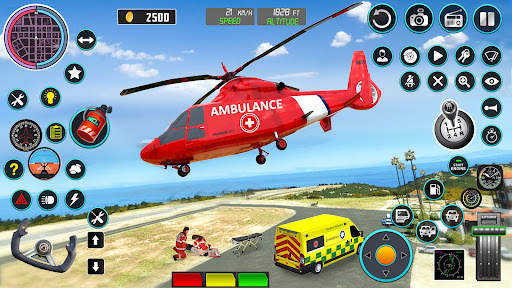 Heli Ambulance Simulator Game screenshot 2