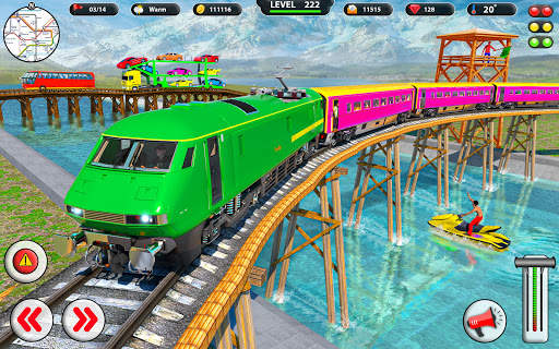 City Passenger Train Driving Simulator Game screenshot 2